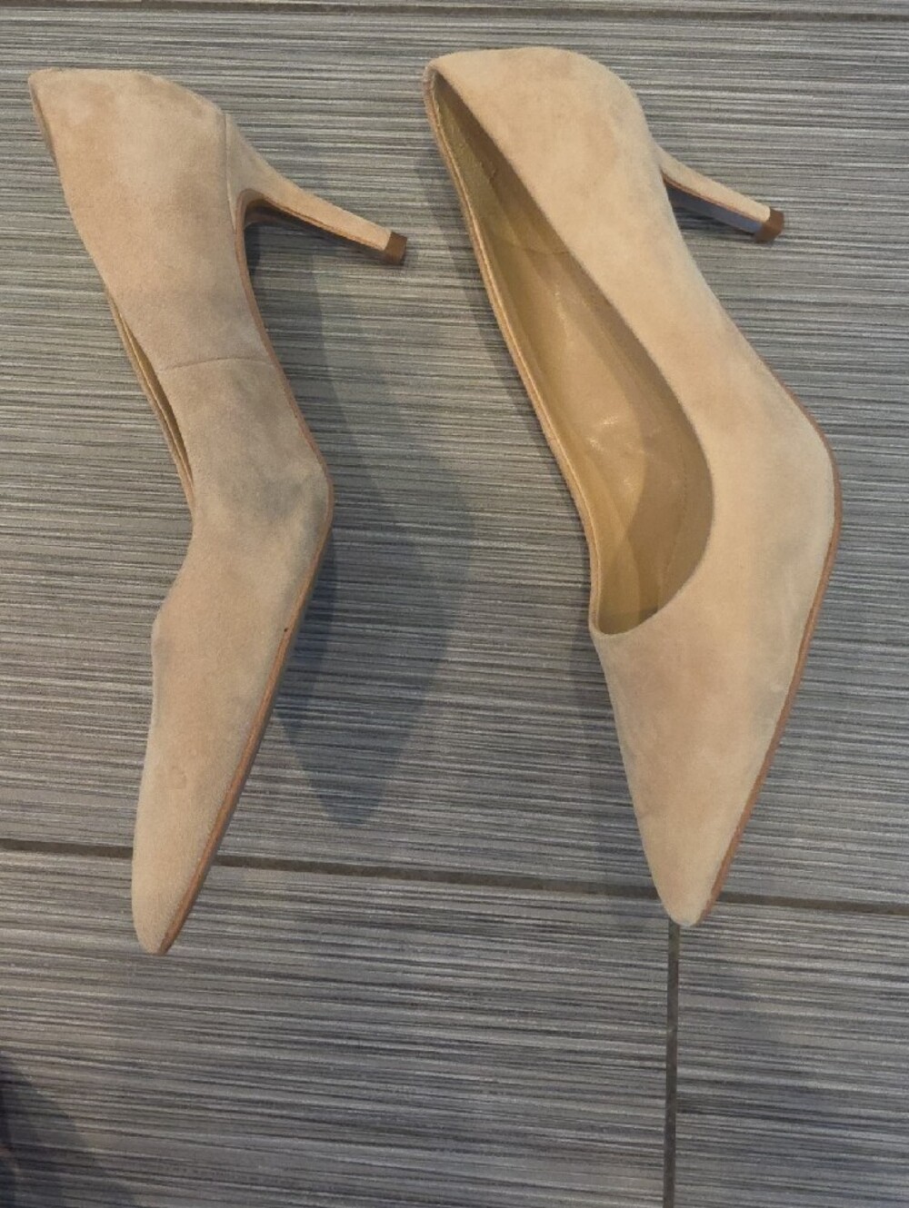 Sam Edelman Pointed Toe Women's Pumps in Beige - Picture 4 of 7